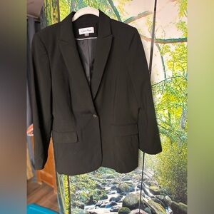 Calvin Klein Blazer Jacket EUC Sz 10 black